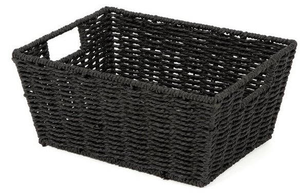 Tömörítő kötött kosár 31 x 24 x 14 cm, bézs