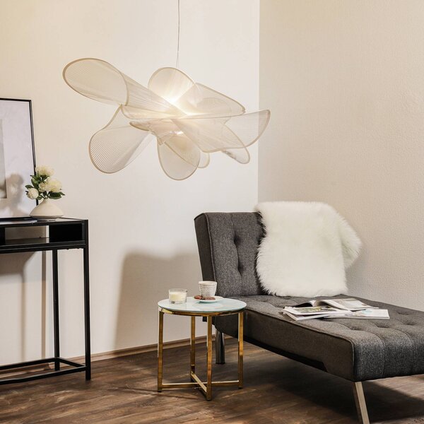 Slamp La Belle Étoile függő lámpa fehér, 90 cm, dimmelhető, Fehér / opál, Nappali / Étkező, Műanyag, Dizájn