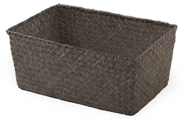 Tömörítő kötött kosár 30 x 20 x 13 cm, bézs