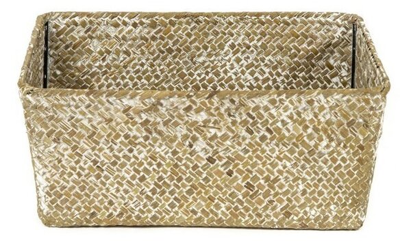 Tömörítő kötött kosár 30 x 20 x 13 cm, bézs