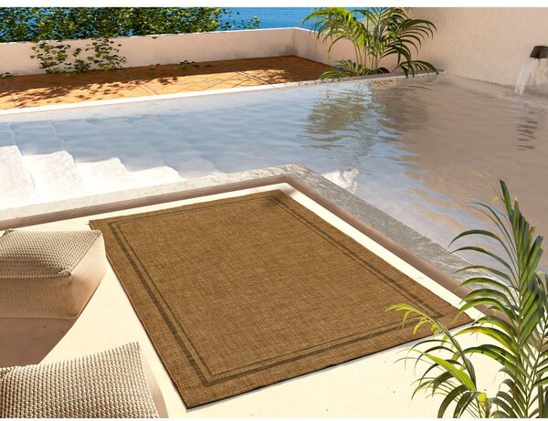 Barna kültéri szőnyeg 80x150 cm Guinea Natural – Universal
