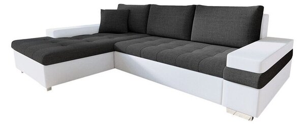 Sarokkanapé Comfivo Olivetum I, Öko-bőr + Kárpit, 83x274x182cm