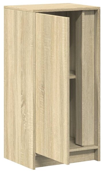 Sonoma tölgy szerelt fa tálalószekrény LED-del 42,5x34x85 cm