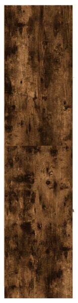 Füstös tölgy színű szerelt fa patikaszekrény 30 x 41 x 174,5 cm