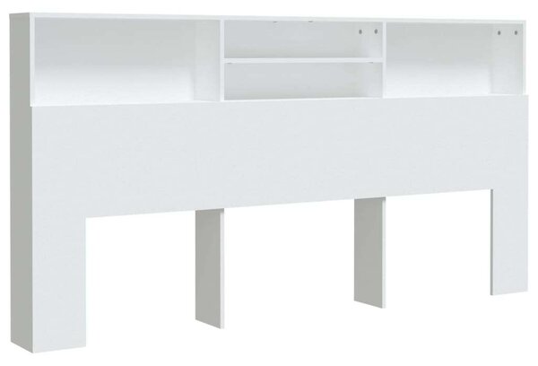 Áthidaló Szekrény - Fehér - Polcokkal - 200x19x103,5cm