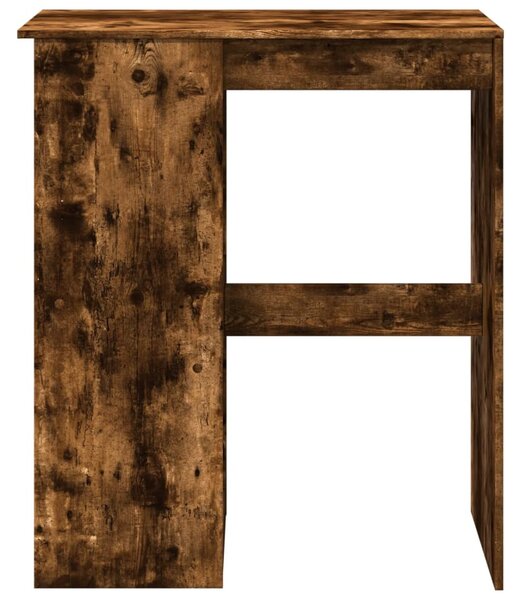 Füstös tölgy szerelt fa bárasztal tárolókkal 90x47,5x103,5 cm