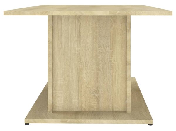 Sonoma tölgy színű szerelt fa dohányzóasztal 102x55,5x40 cm