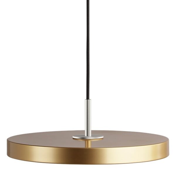 Aranyszínű LED függőlámpa fém búrával ø 31 cm Asteria Mini – UMAGE