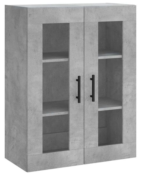 VidaXL betonszürke fali szekrény 69,5x34x90 cm