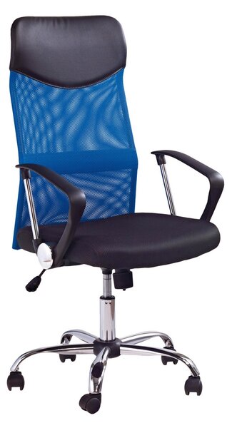 Vire irodai szék, fekete / kék
