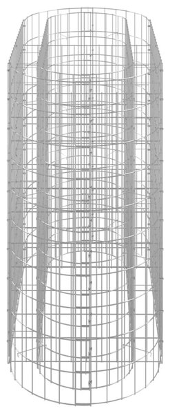 Horganyzott vas gabion magaságyás 120x50x100 cm