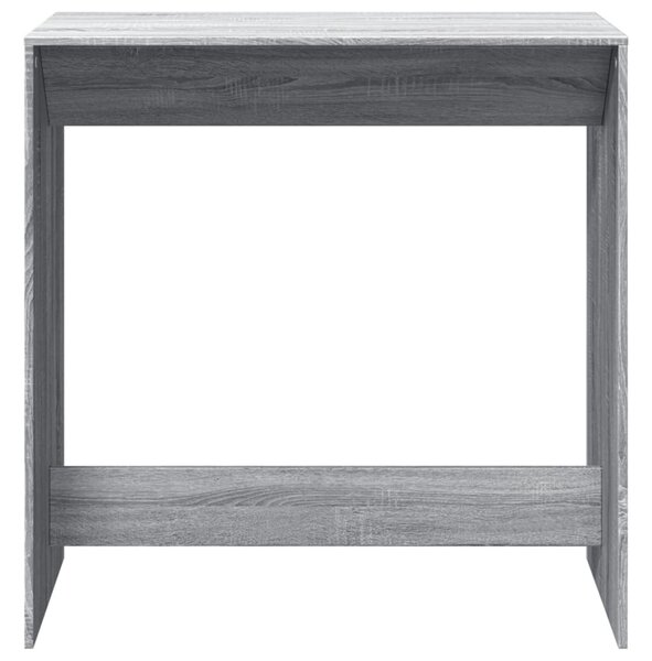 Szürke sonoma színű szerelt fa bárasztal 102 x 50 x 103,5 cm