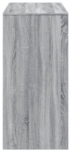 Szürke sonoma színű szerelt fa bárasztal 102 x 50 x 103,5 cm