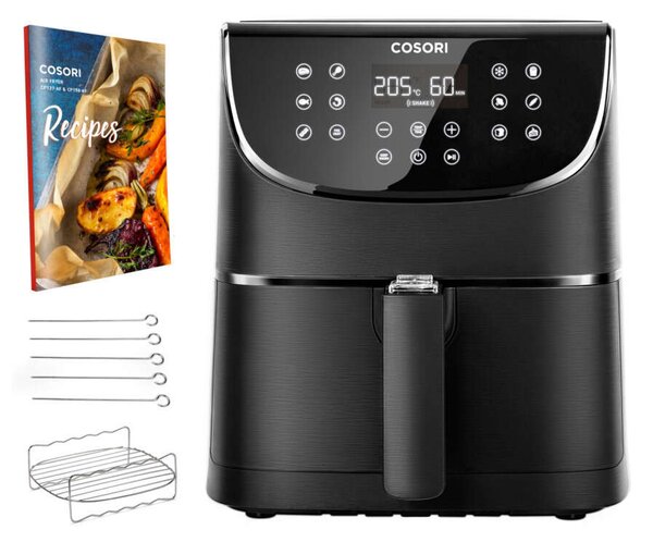 Cosori Prémium 5,5l Air Fryer, olaj nélküli forrólevegős sütő - f