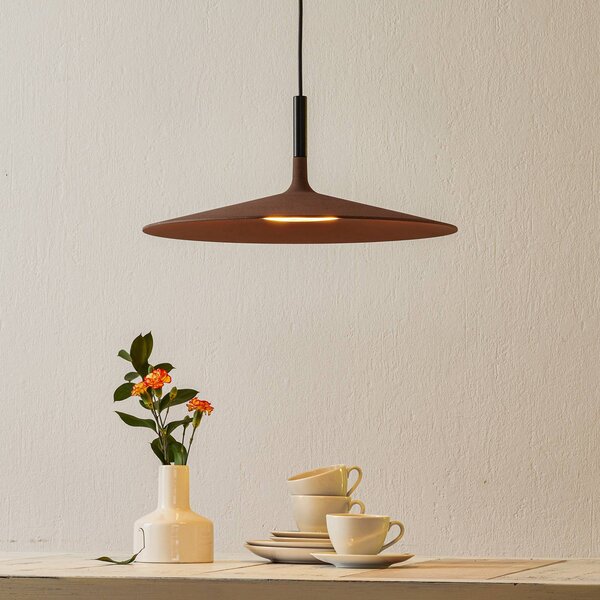 Foscarini Aplomb Közepes LED lógó világítás, barna, dimmelhető, Barna / rozsda, Konyha, Beton, Dizájn