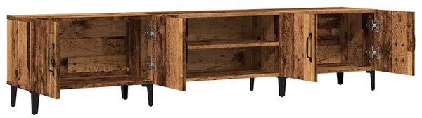 Antik fa színű szerelt fa TV-szekrény 180 x 31,5 x 40 cm