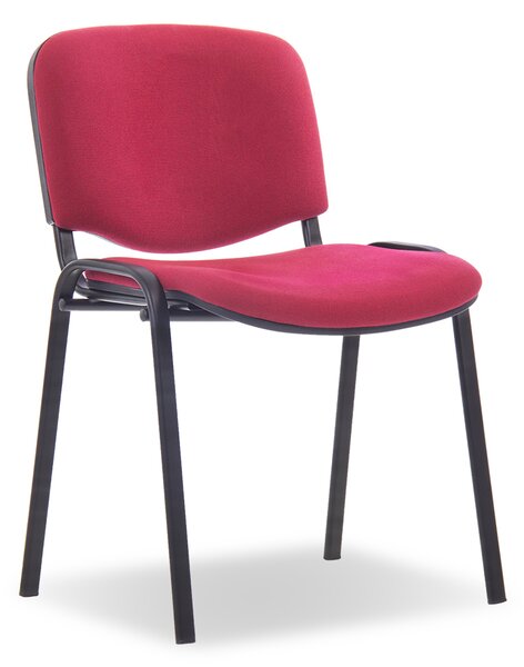 Viva konferencia szék, fekete lábak, piros