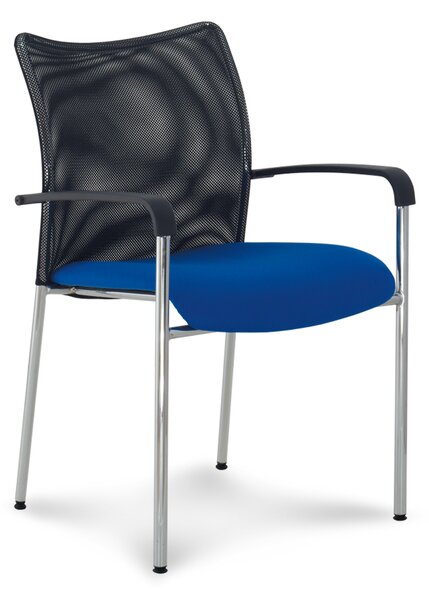 John konferencia szék, kék / fekete