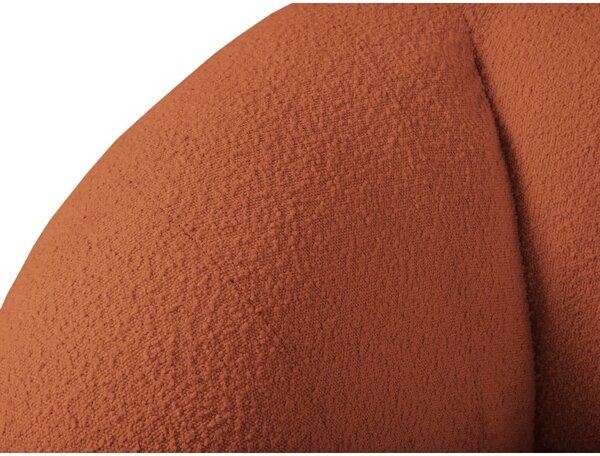 Narancssárga buklé kanapé 230 cm Essen – Cosmopolitan Design
