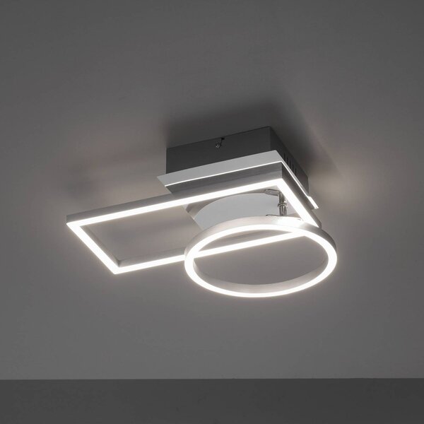 Iven LED mennyezeti lámpa, acél, 37x26cm