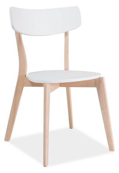 Tibi étkezőszék, fehér / fehérített tölgy