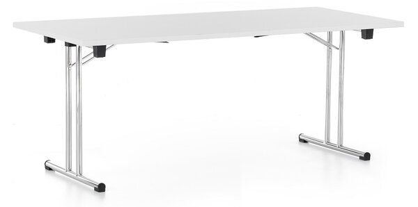 Összecsukható asztal 180 x 80 cm, világosszürke