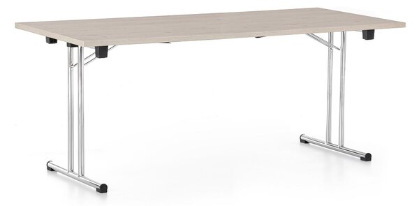 Összecsukható asztal 180 x 80 cm, tölgy