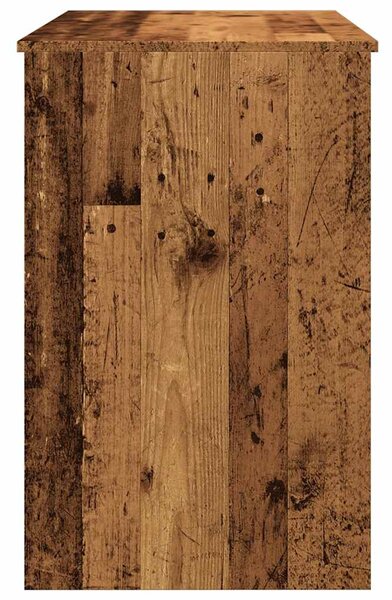 Antik fa színű szerelt fa íróasztal 100 x 50 x 76 cm