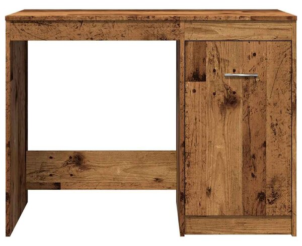 Antik fa színű szerelt fa íróasztal 100 x 50 x 76 cm