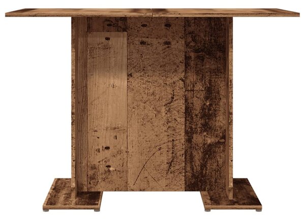 Antik fa színű szerelt fa étkezőasztal 110 x 60 x 75 cm