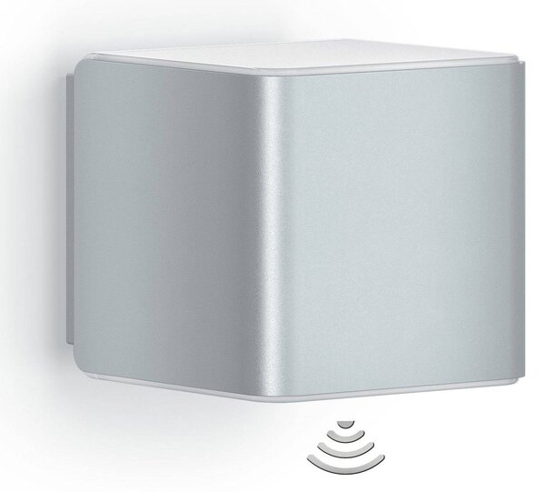 STEINEL L 840 SC Sensor kültéri fali lámpa, ezüst színű, Alu / szürke / cink, Műanyag, Modern