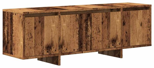 Antik fa színű szerelt fa TV-szekrény 120 x 30 x 40,5 cm