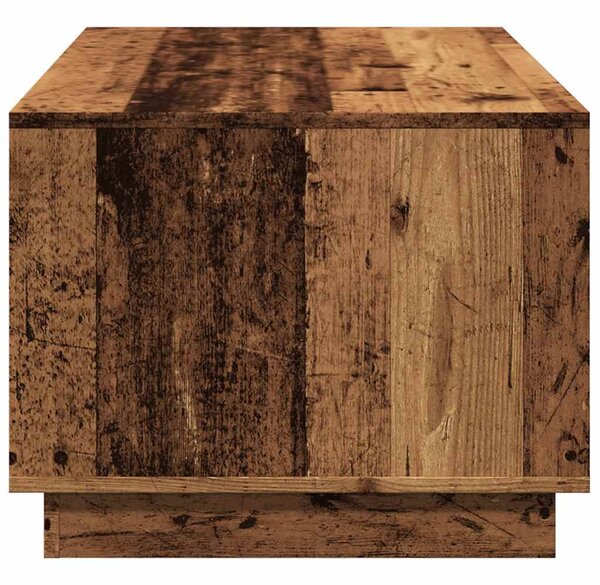Antik fa színű szerelt fa dohányzóasztal 102 x 55 x 43 cm