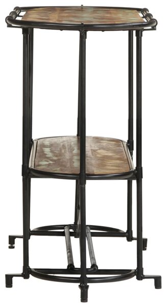 Tömör újrahasznosított fa konzolasztal 110 x 42 x 76 cm