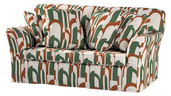 Huzat Ikea Tomelilla 2-üléses nem kinyitható kanapéra termék színe zöld szövet fonott, mintás