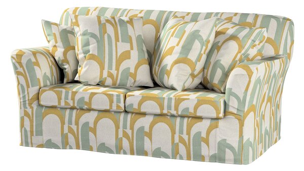 Huzat Ikea Tomelilla 2-üléses nem kinyitható kanapéra termék színe zöld szövet fonott, mintás