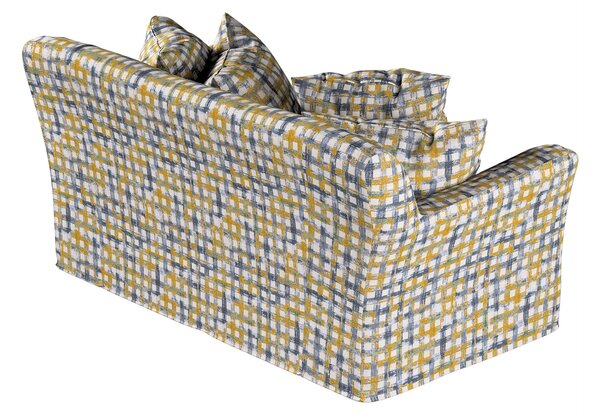Huzat Ikea Tomelilla 2-üléses nem kinyitható kanapéra termék színe kék szövet fonott, mintás