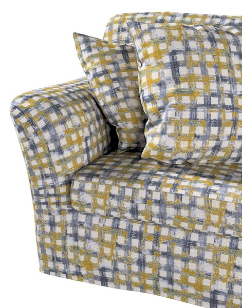 Huzat Ikea Tomelilla 2-üléses nem kinyitható kanapéra termék színe kék szövet fonott, mintás