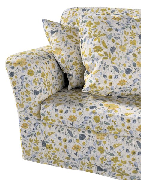 Huzat Ikea Tomelilla 2-üléses nem kinyitható kanapéra termék színe sárga szövet fonott, mintás