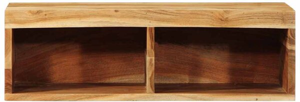Tömör akácfa falra szerelhető TV-szekrény 60x30x19 cm
