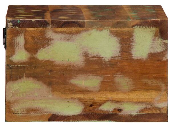 Tömör újrahasznosított falra szerelhető TV-szekrény 40x30x19 cm