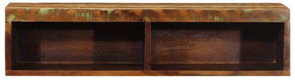 Tömör újrahasznosított falra szerelhető TV-szekrény 80x30x19 cm