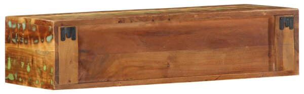 Tömör újrahasznosított falra szerelhető TV-szekrény 80x30x19 cm
