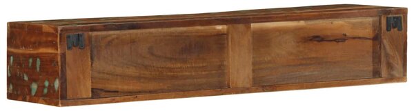 Tömör újrahasznosított falra szerelhető TV-szekrény 100x30x19cm