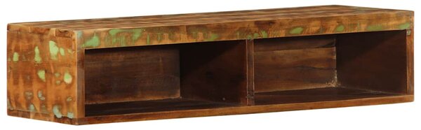 Tömör újrahasznosított falra szerelhető TV-szekrény 80x30x19 cm