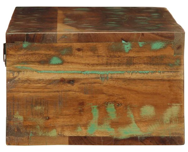 Tömör újrahasznosított falra szerelhető TV-szekrény 100x30x19cm