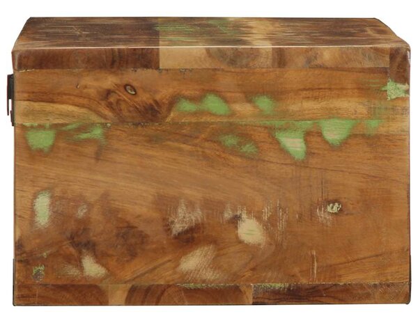 Tömör újrahasznosított falra szerelhető TV-szekrény 80x30x19 cm