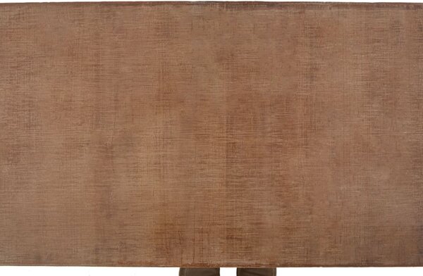 Barna tömör fenyő dohányzóasztal 91 x 51 x 38 cm