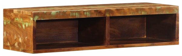 Tömör újrahasznosított falra szerelhető TV-szekrény 80x30x19 cm