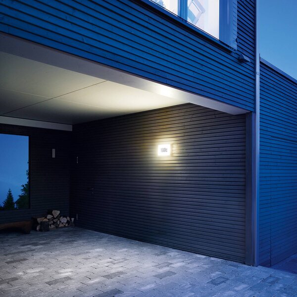 STEINEL L 1 N LED házszámos fali lámpa IP54, Fehér / opál, Műanyag, Modern